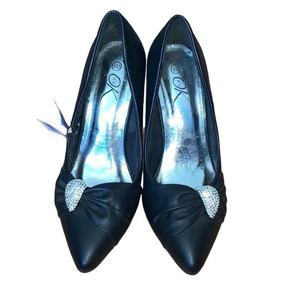 IT’S OK formal stiletto high heels black 6M new - Picture 1 of 5